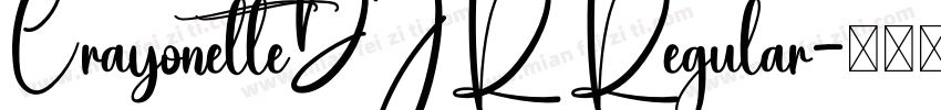 CrayonetteDJR Regular字体转换